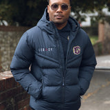 Flames Navy Puffer Jacket