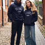 Flames Classic Hoodie Navy