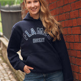 Flames Classic Hoodie Navy