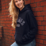 Flames Classic Hoodie Navy