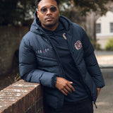 Flames Navy Puffer Jacket