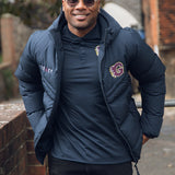 Flames Navy Puffer Jacket