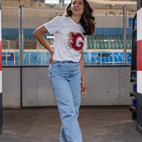 Flames G Logo T-Shirt White