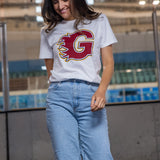 Flames G Logo T-Shirt White