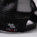 Legacy Trucker Hat Black and Red