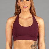 Zhu Sports Bra Burgundy