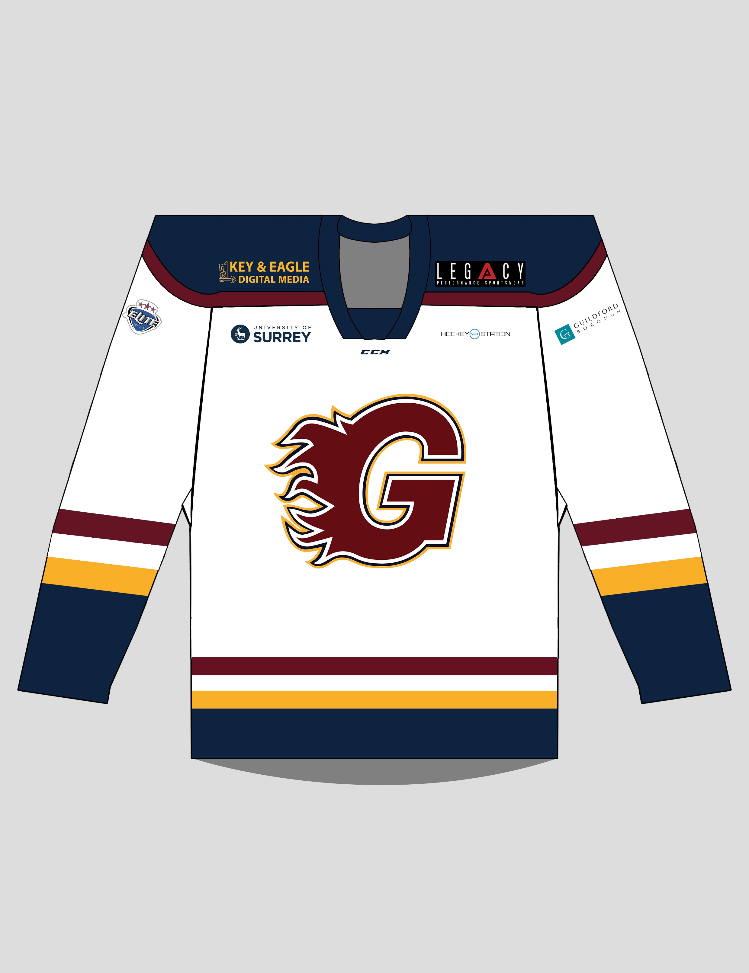 Guildford Flames Away Replica Jersey