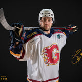 Brett Welychka Signed Flames Photo