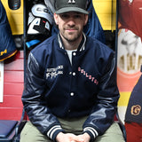 Flames 90s Letterman Jacket