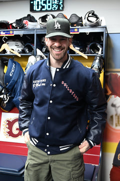 Flames 90s Letterman Jacket