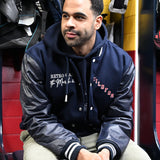 Flames 90s Letterman Jacket