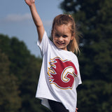 Flames G Logo Junior T-Shirt White