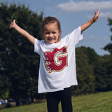 Flames G Logo Junior T-Shirt White