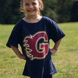 Flames G Logo Junior T-Shirt Navy