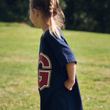 Flames G Logo Junior T-Shirt Navy