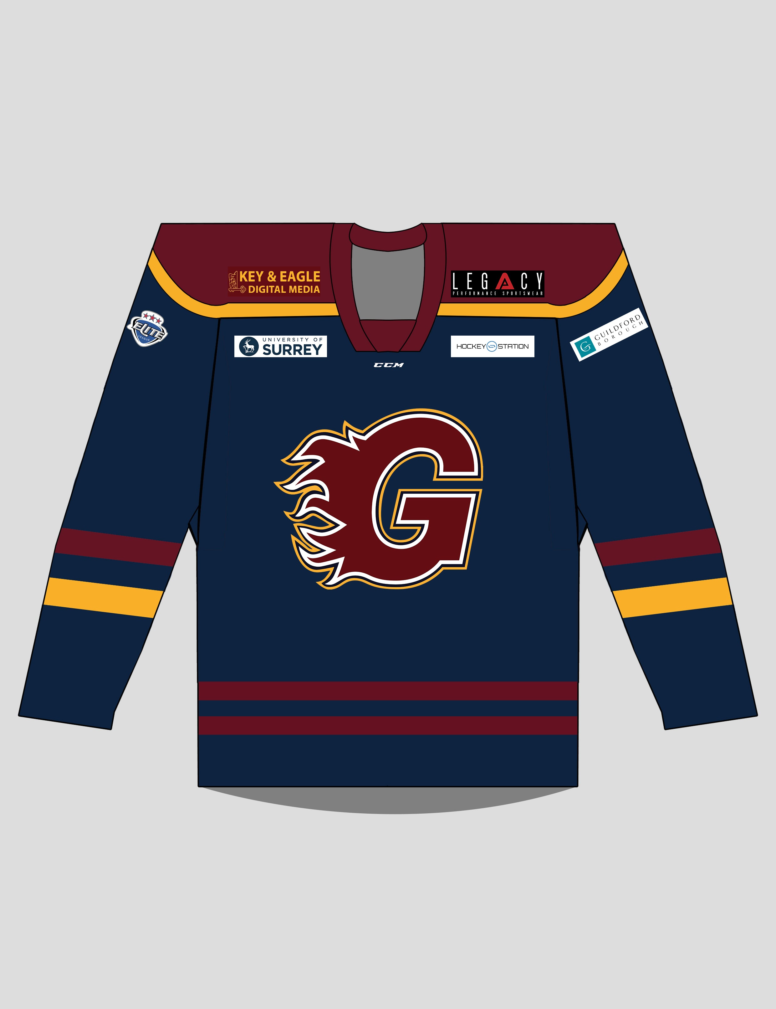 Guildford Flames Home Replica Jersey