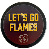 Guildford Flames Lets go Flames Puck