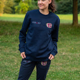 Flames Cotton Crewneck Jumper