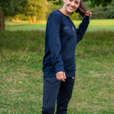 Flames Cotton Crewneck Jumper