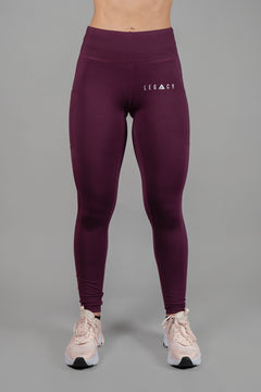 Euphoria Leggings Burgundy