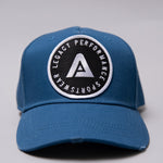 Navy Legacy baseball cap with black and white logo.