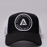 Legacy Trucker Hat Black and White