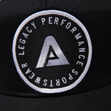 Legacy Trucker Hat Black and White