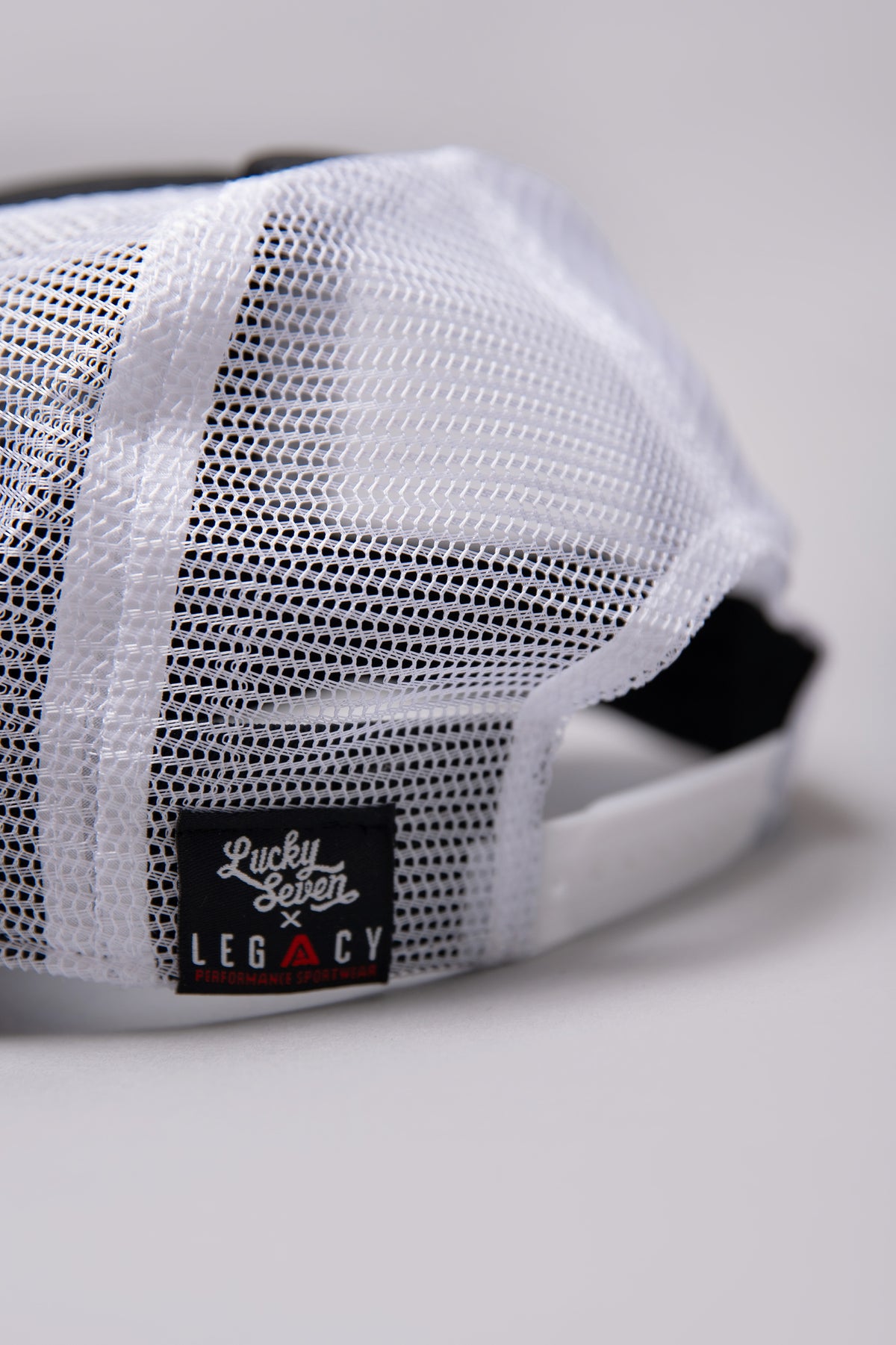 Legacy Trucker hat Black and White