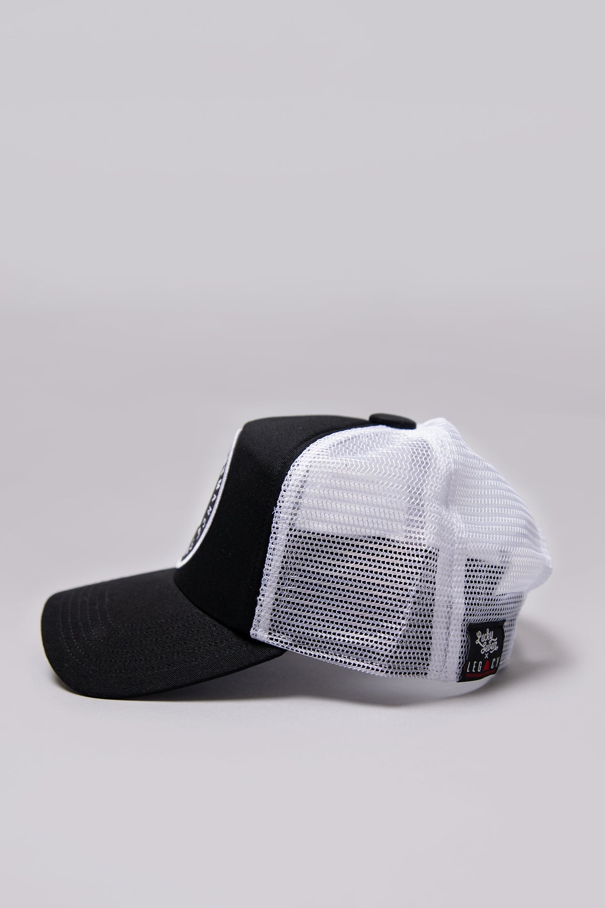 Legacy Trucker hat Black and White