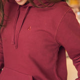 EcoFit Hoodie Burgundy