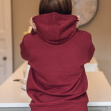 EcoFit Hoodie Burgundy