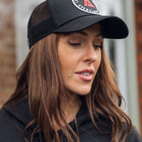 Legacy Trucker Hat Black and Red