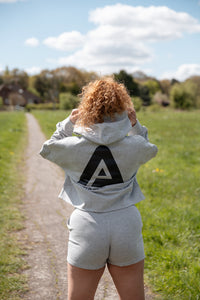 Better Never Stops cropped Oversized Hoodie