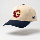 G Logo Raised Embroidery Cap Off White