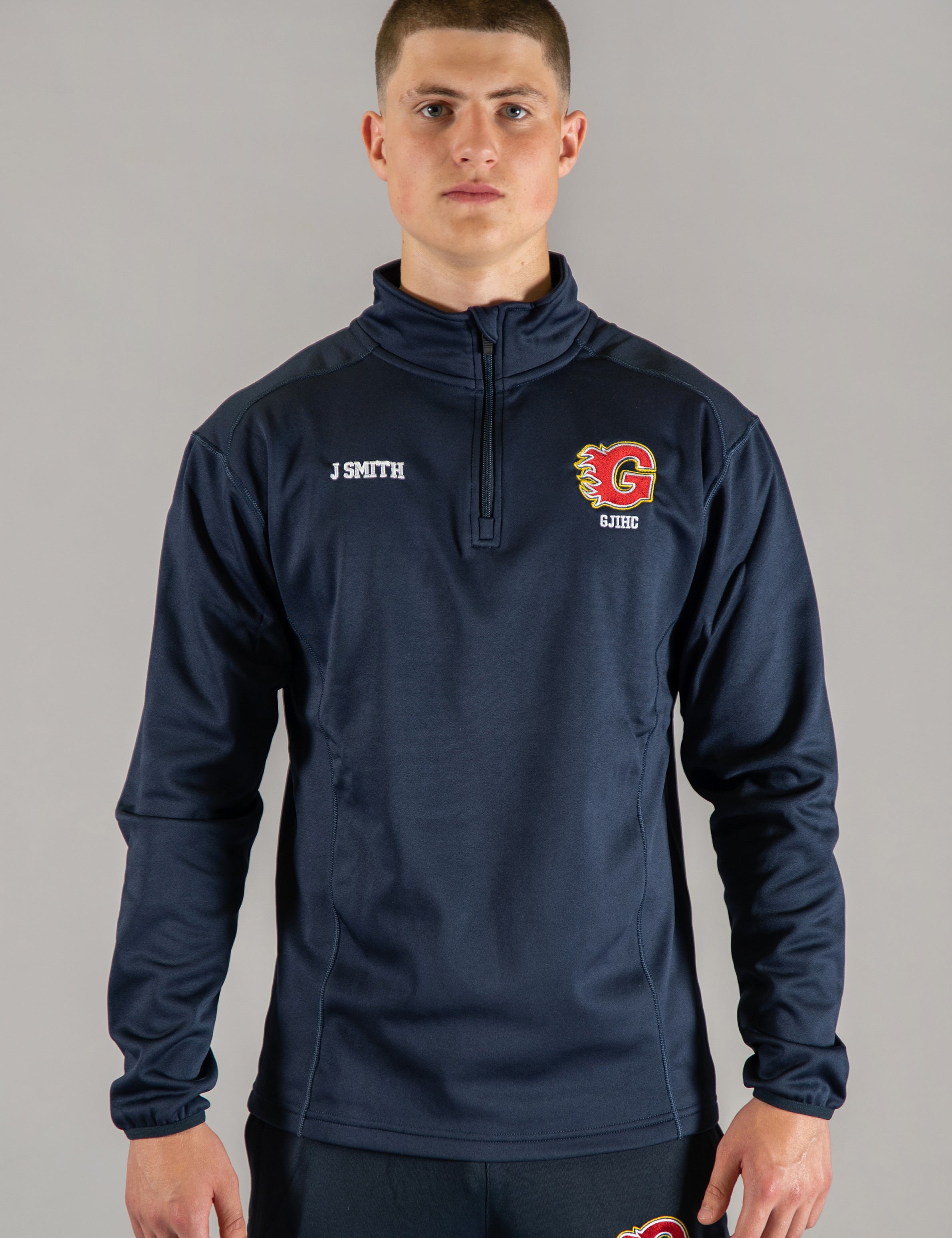G.J.I.H.C 1/4 zip Junior Midlayer
