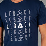 Layered Logo Navy T-Shirt