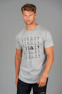 Layered Logo Grey T-Shirt
